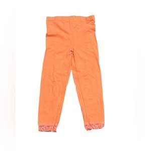 Garanimals Orange Lace Trim Leggings | Size 3T